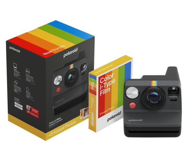 Polaroid Now Gen 3 czarny + wkłady (8 zdjęć) - 1334420 - zdjęcie